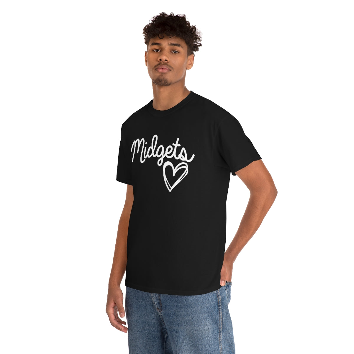 Midget Heart Unisex Heavy Cotton Tee