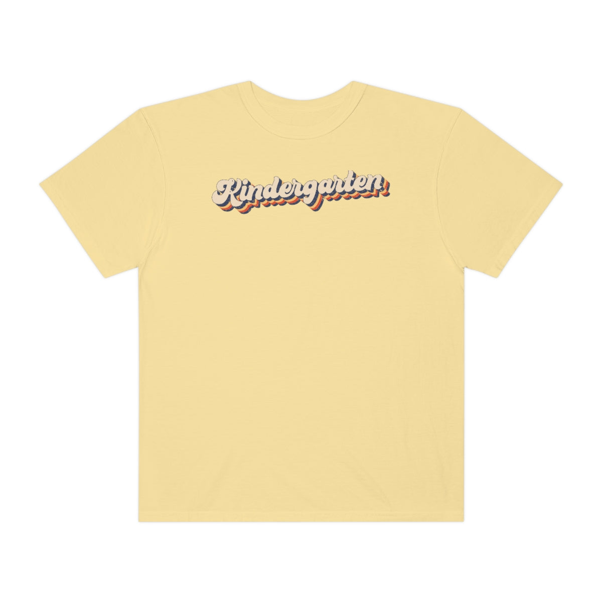 Retro Kindergarten Unisex Garment-Dyed Comfort Colors PREMIUM T-shirt