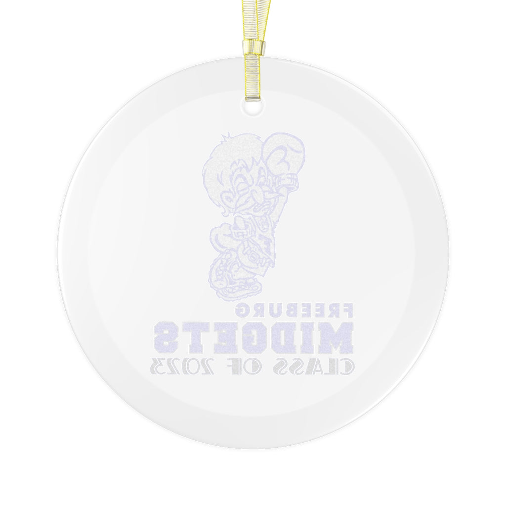 Freeburg Midget Glass Ornament - Class of 2023