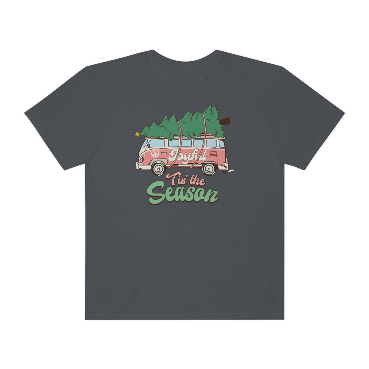 Tis the Season Retro Unisex Garment-Dyed Comfort Colors PREMIUM T-shirt