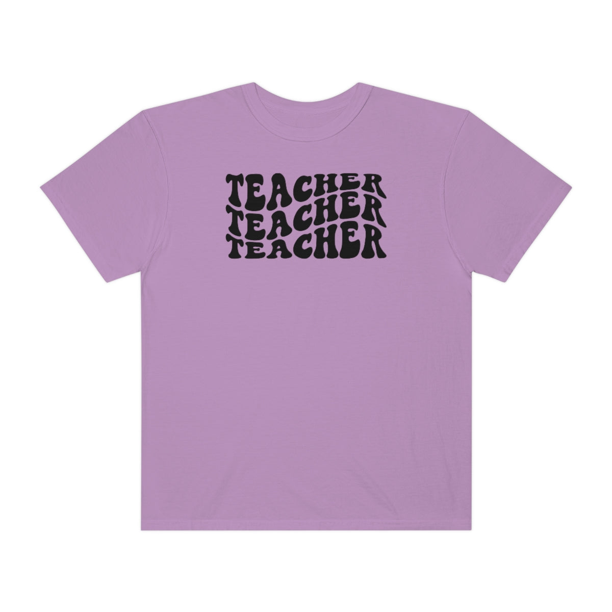 Teacher Black Print Unisex Garment-Dyed PREMIUM T-shirt