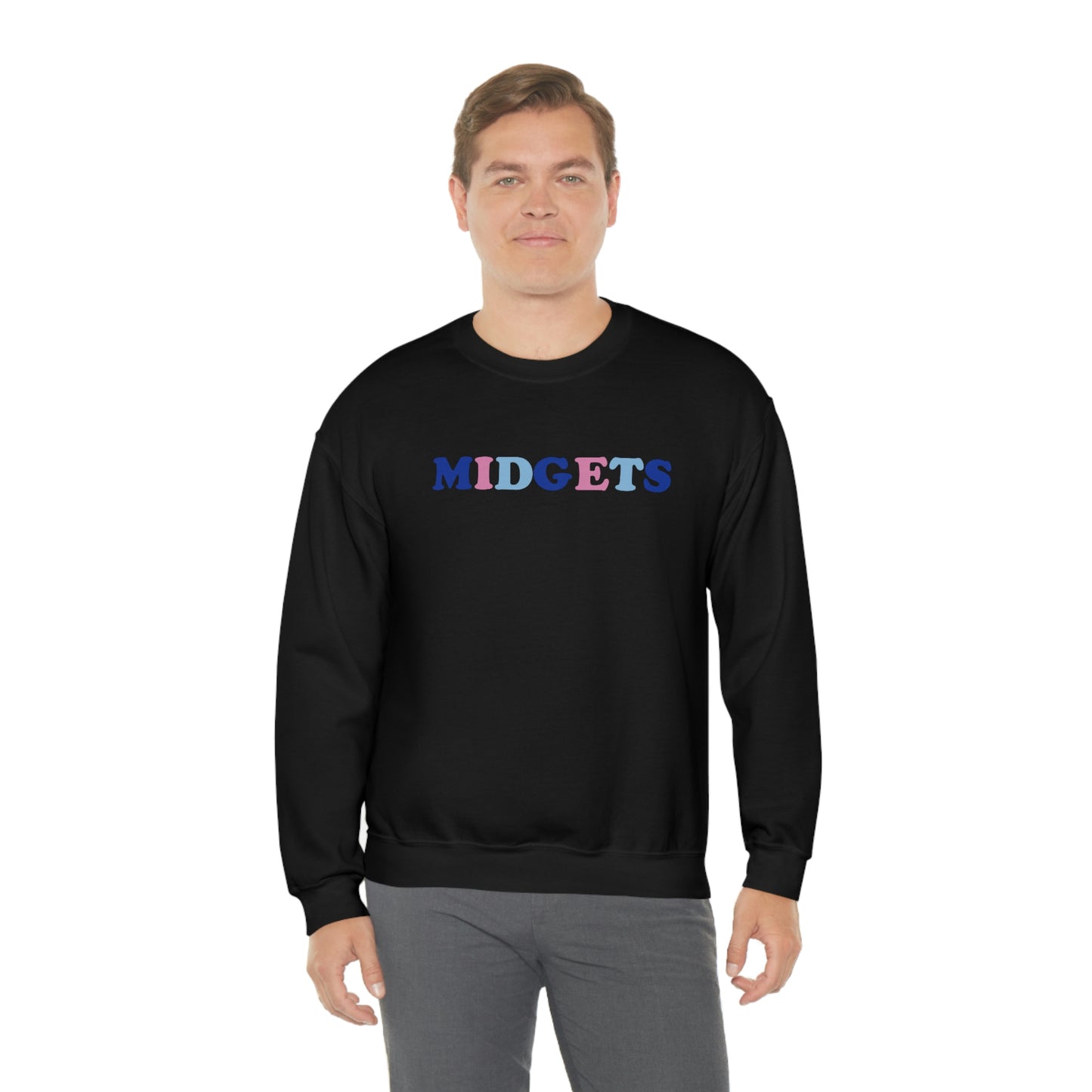 Pink and Blue Midgets Heavyweight Crewneck Sweatshirt