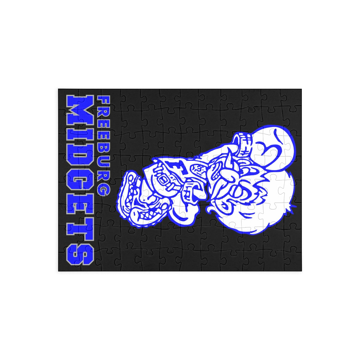 Freeburg Midget Puzzle - Black (96, 252, 500, 1000-Piece)