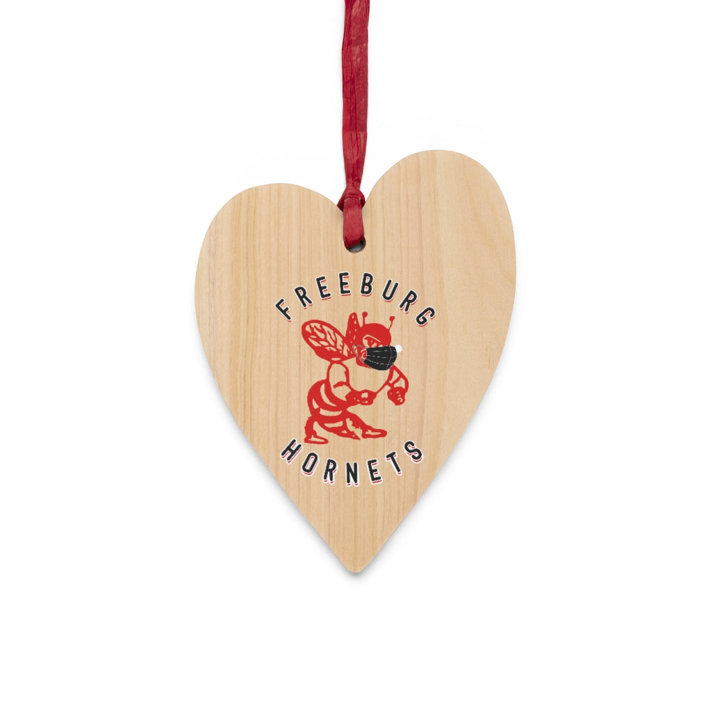 Freeburg Hornets Quarantine Wooden Ornaments