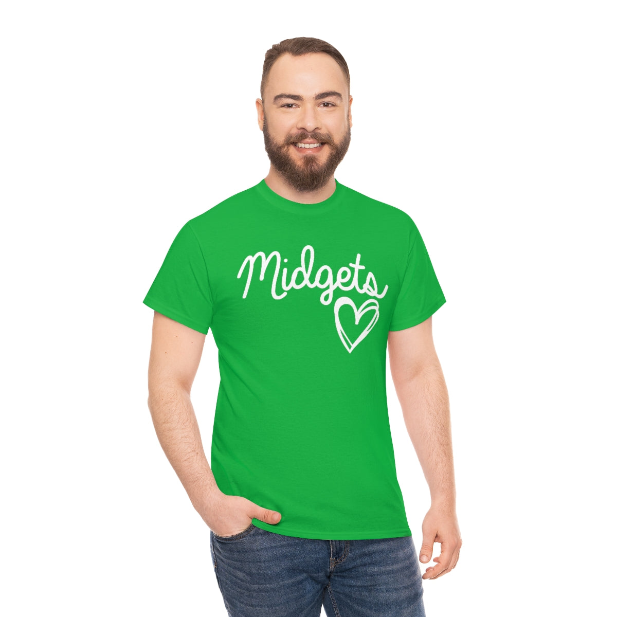 Midget Heart Unisex Heavy Cotton Tee