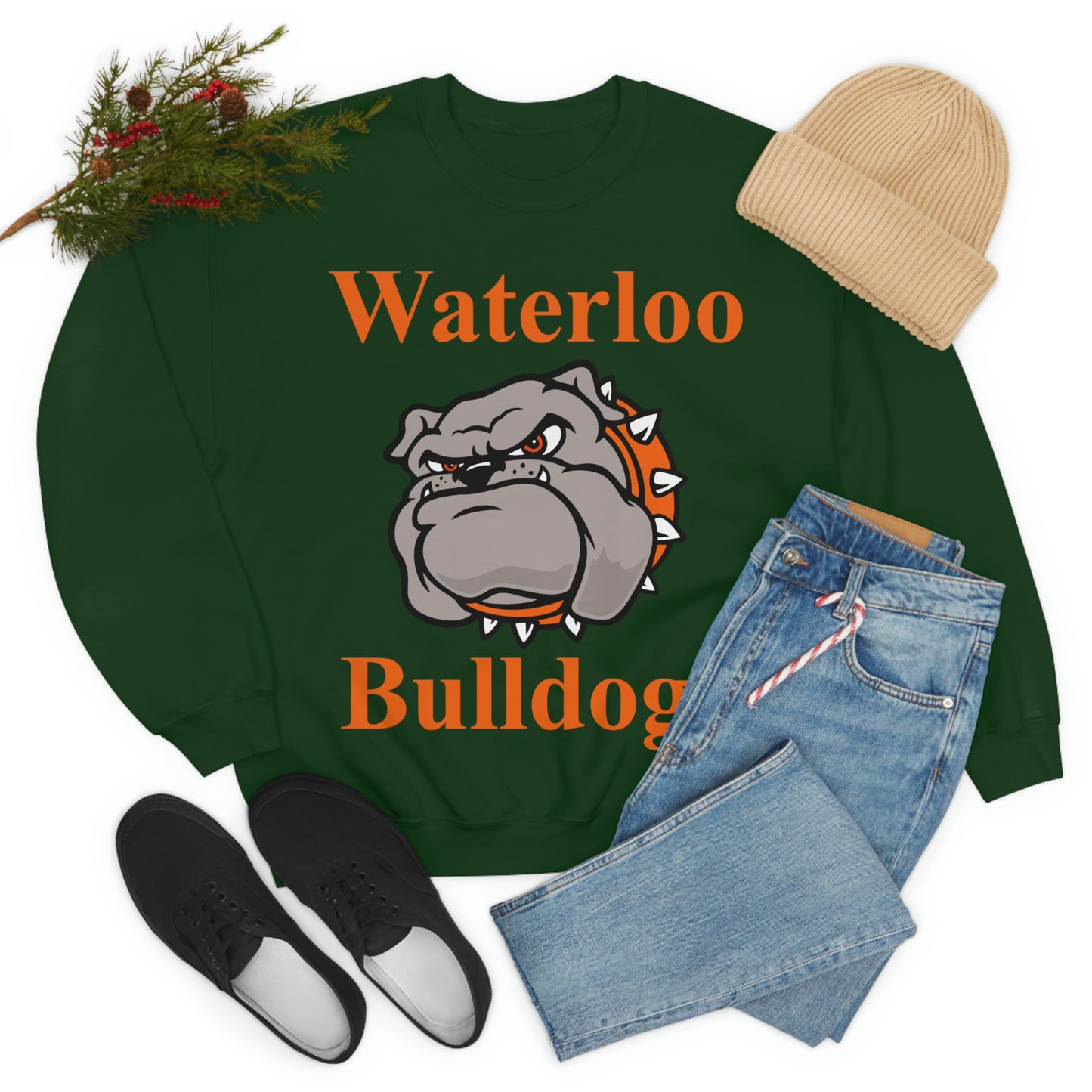 Waterloo Bulldogs Unisex Heavy Blend Crewneck Sweatshirt