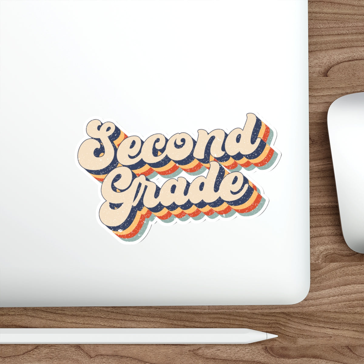 Second Grade Teacher Die-Cut Stickers