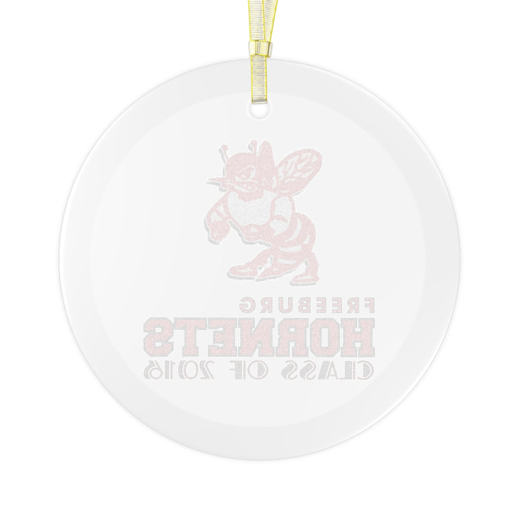 Freeburg Hornet Glass Ornament - Class of 2016