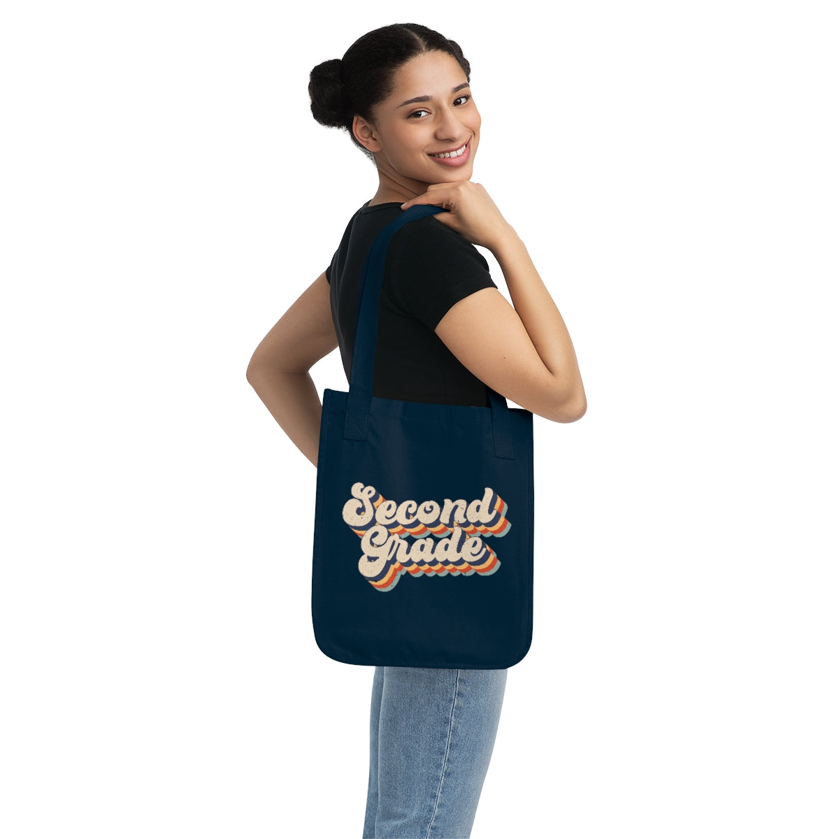 Second Grade Organic Canvas Tote Bag