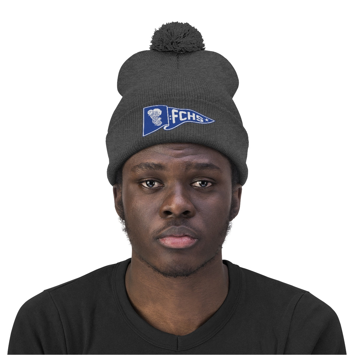 Freeburg Midget Pennant Pom Pom Beanie