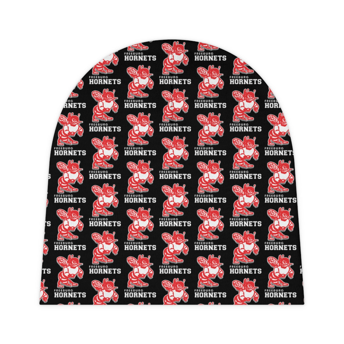 Red Freeburg Hornets Baby Beanie