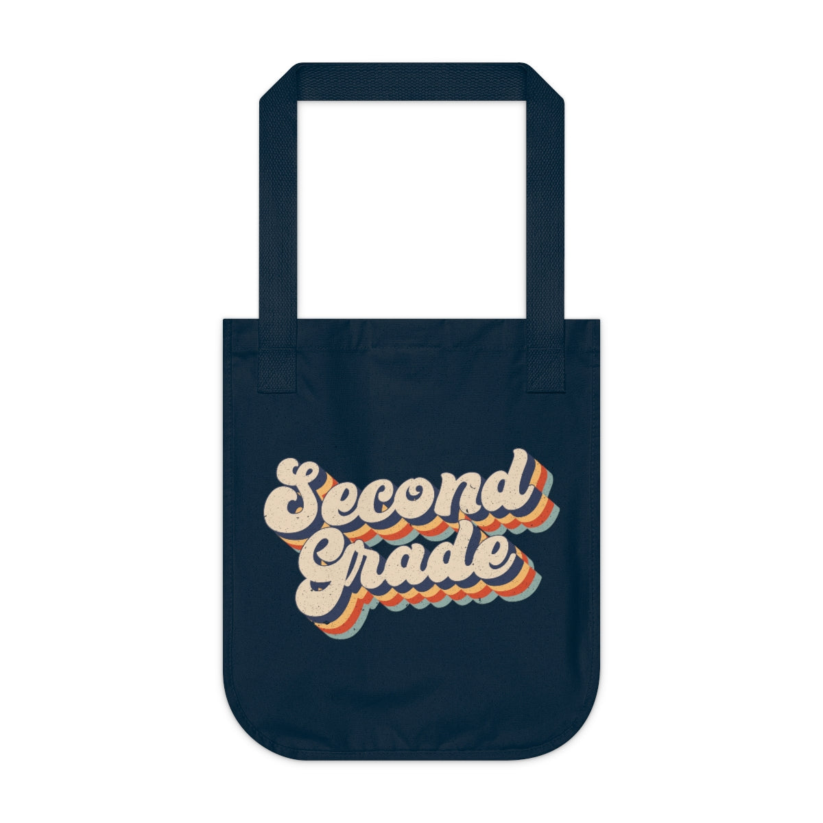 Second Grade Organic Canvas Tote Bag