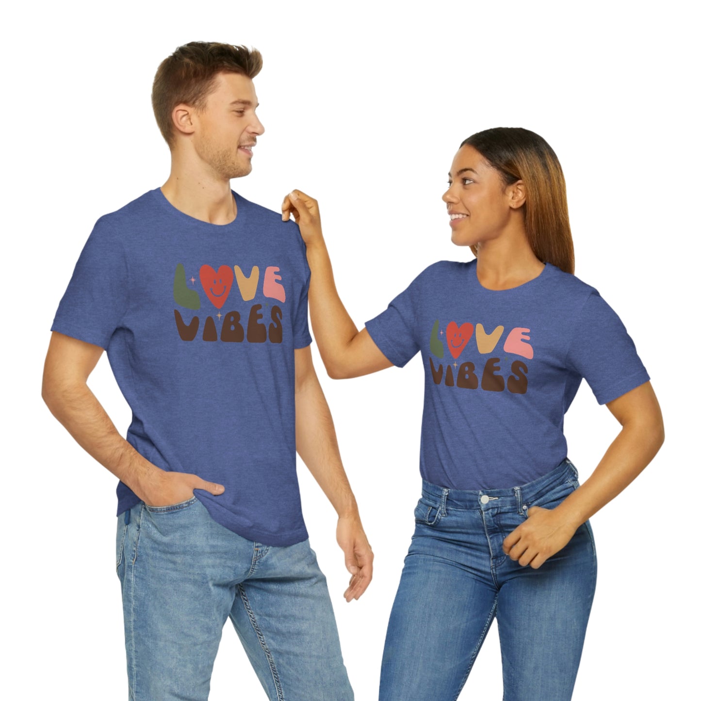 "Love Vibes" Unisex Jersey Short Sleeve Tee