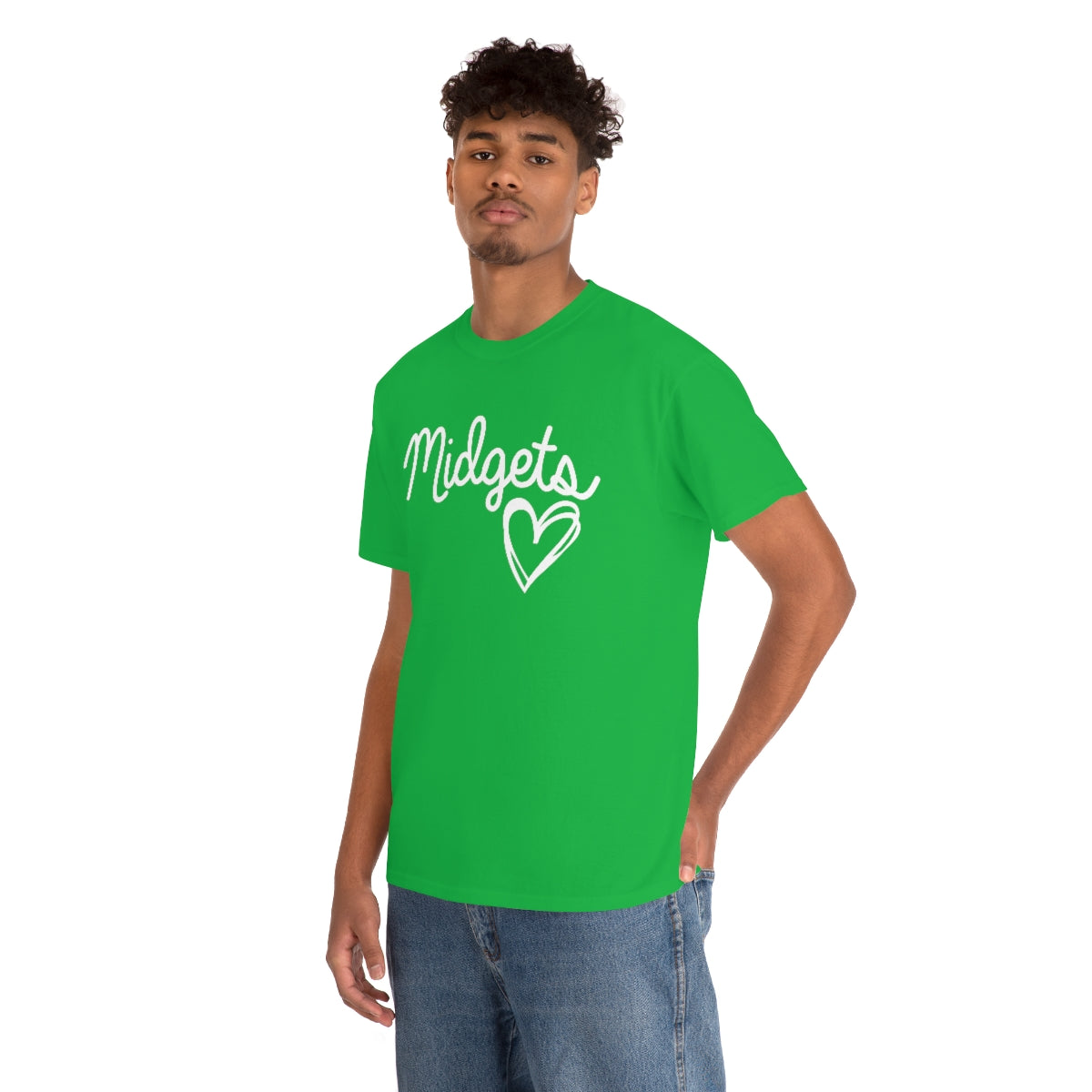 Midget Heart Unisex Heavy Cotton Tee