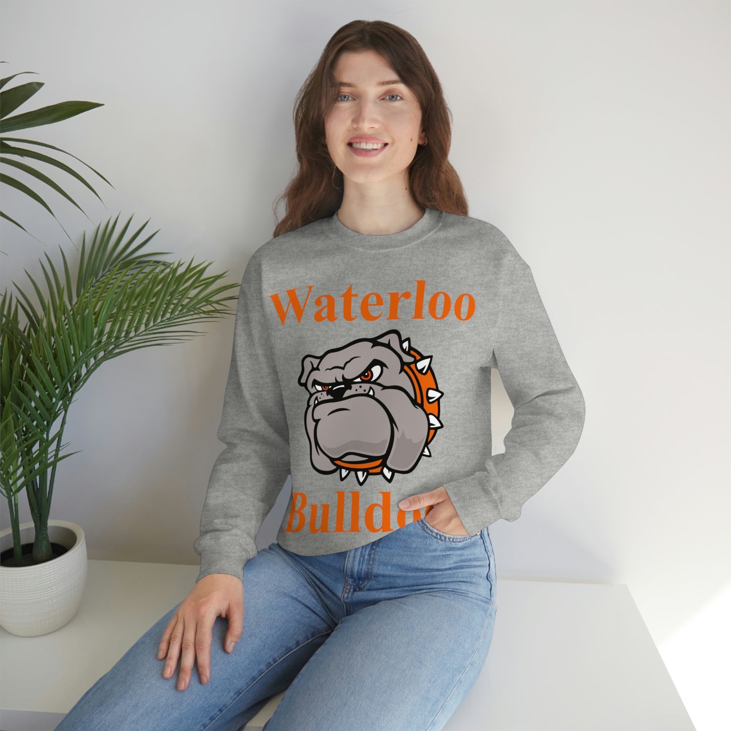 Waterloo Bulldogs Unisex Heavy Blend Crewneck Sweatshirt
