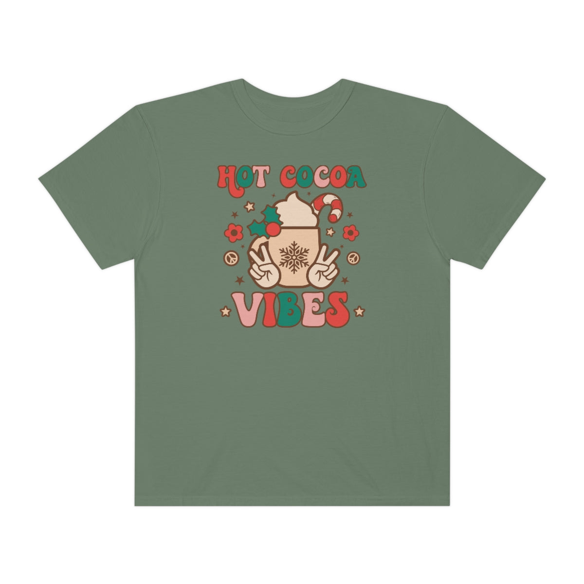 Hot Cocoa Vibes Unisex Garment-Dyed Comfort Colors PREMIUM T-shirt