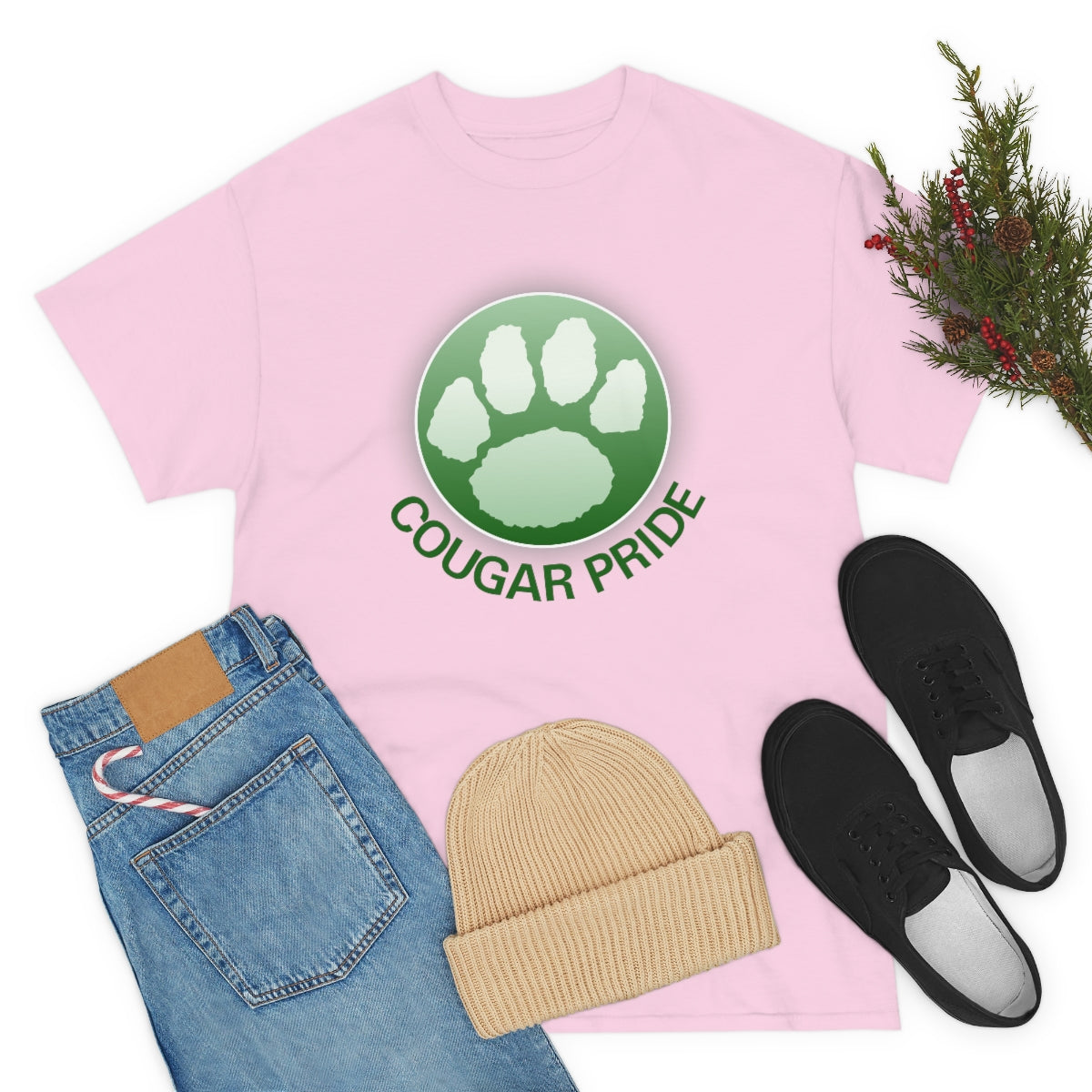 Smithton Cougar Pride Unisex Heavy Cotton Tee