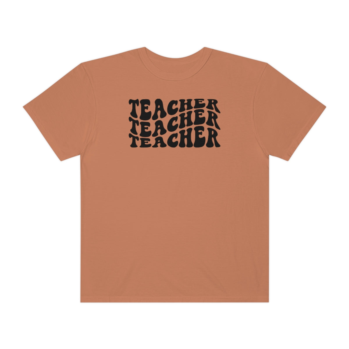Teacher Black Print Unisex Garment-Dyed PREMIUM T-shirt