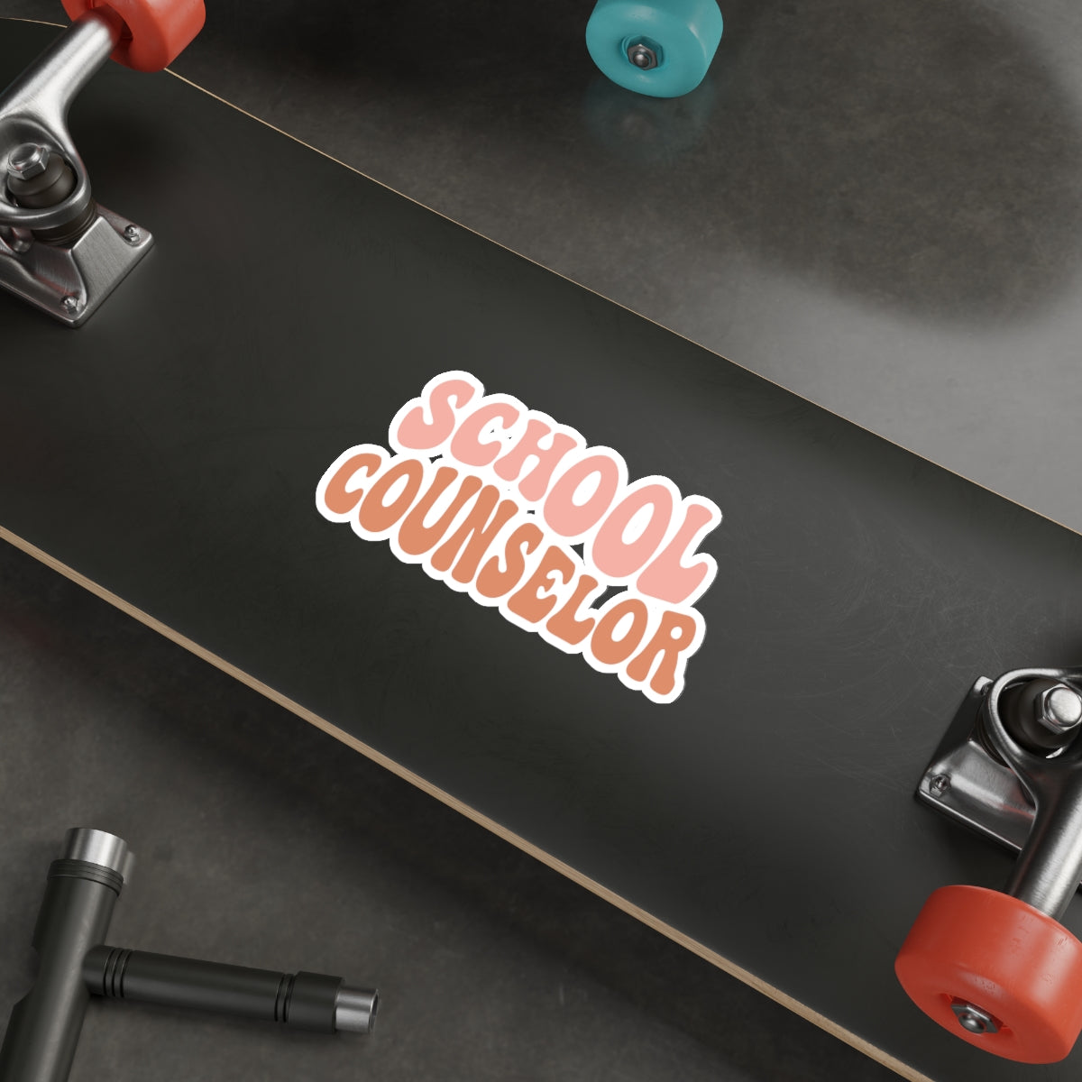 School Counselor Teacher Die-Cut Stickers