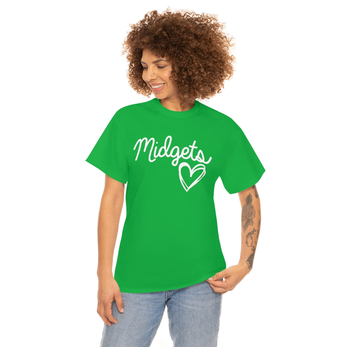 Midget Heart Unisex Heavy Cotton Tee