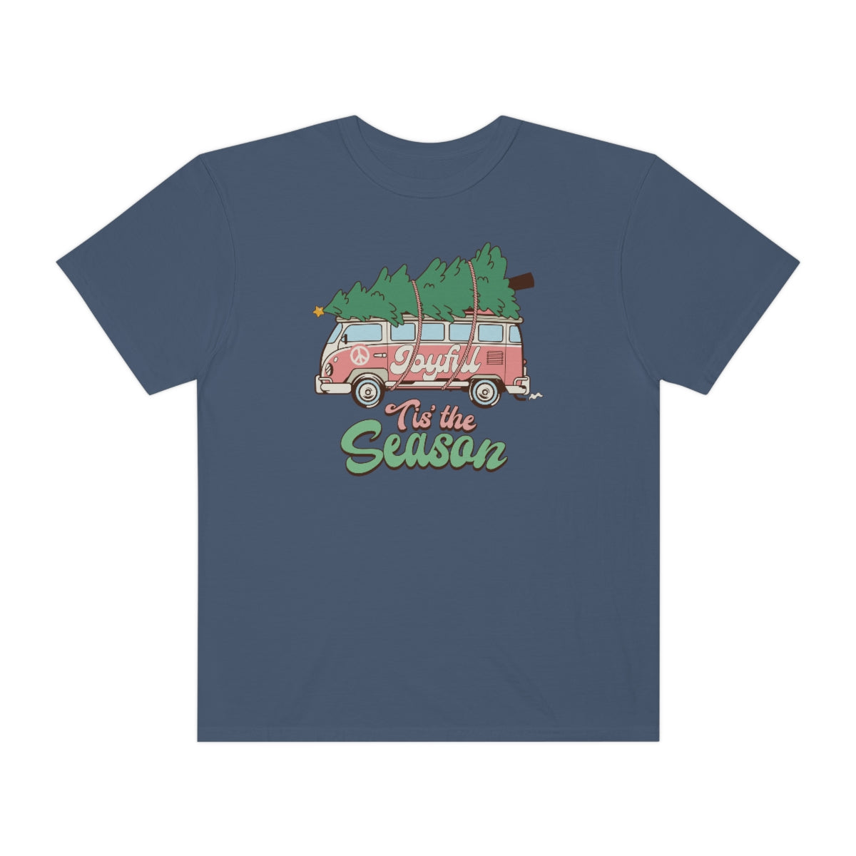 Tis the Season Retro Unisex Garment-Dyed Comfort Colors PREMIUM T-shirt
