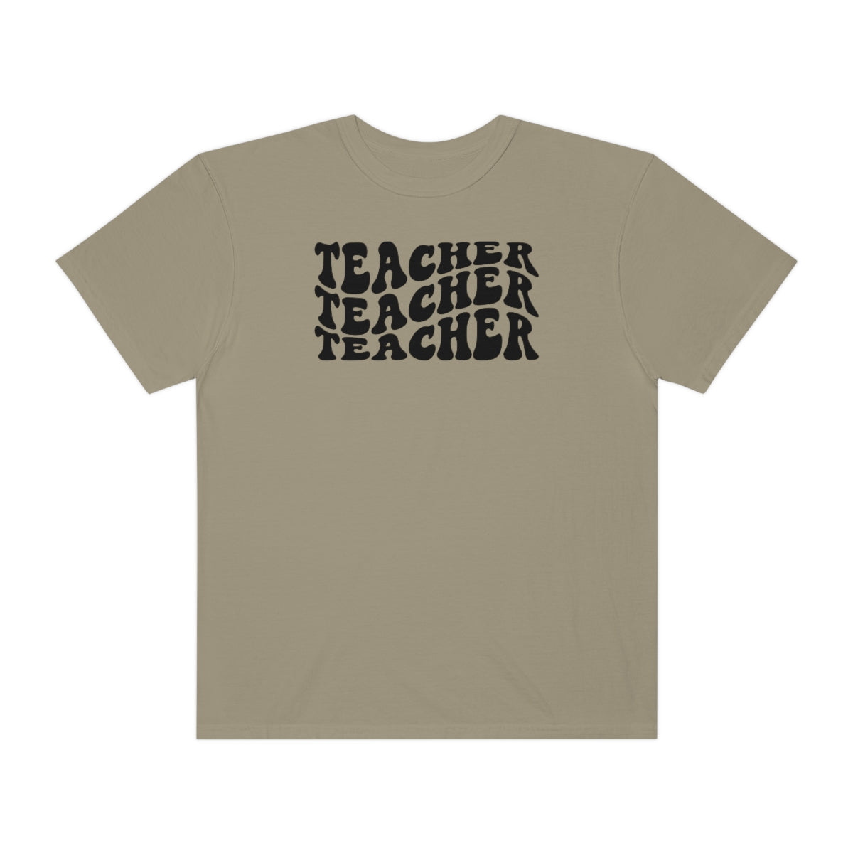 Teacher Black Print Unisex Garment-Dyed PREMIUM T-shirt