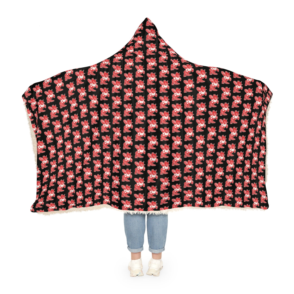Black Freeburg Hornet Snuggle Blanket