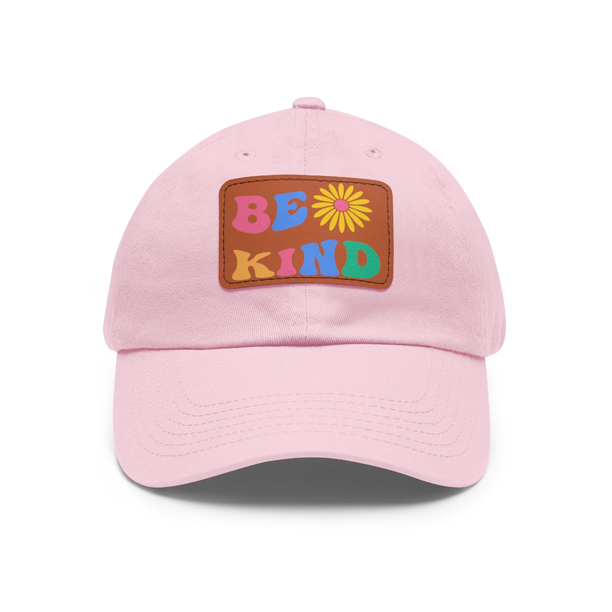 Be Kind Dad Hat with Leather Patch