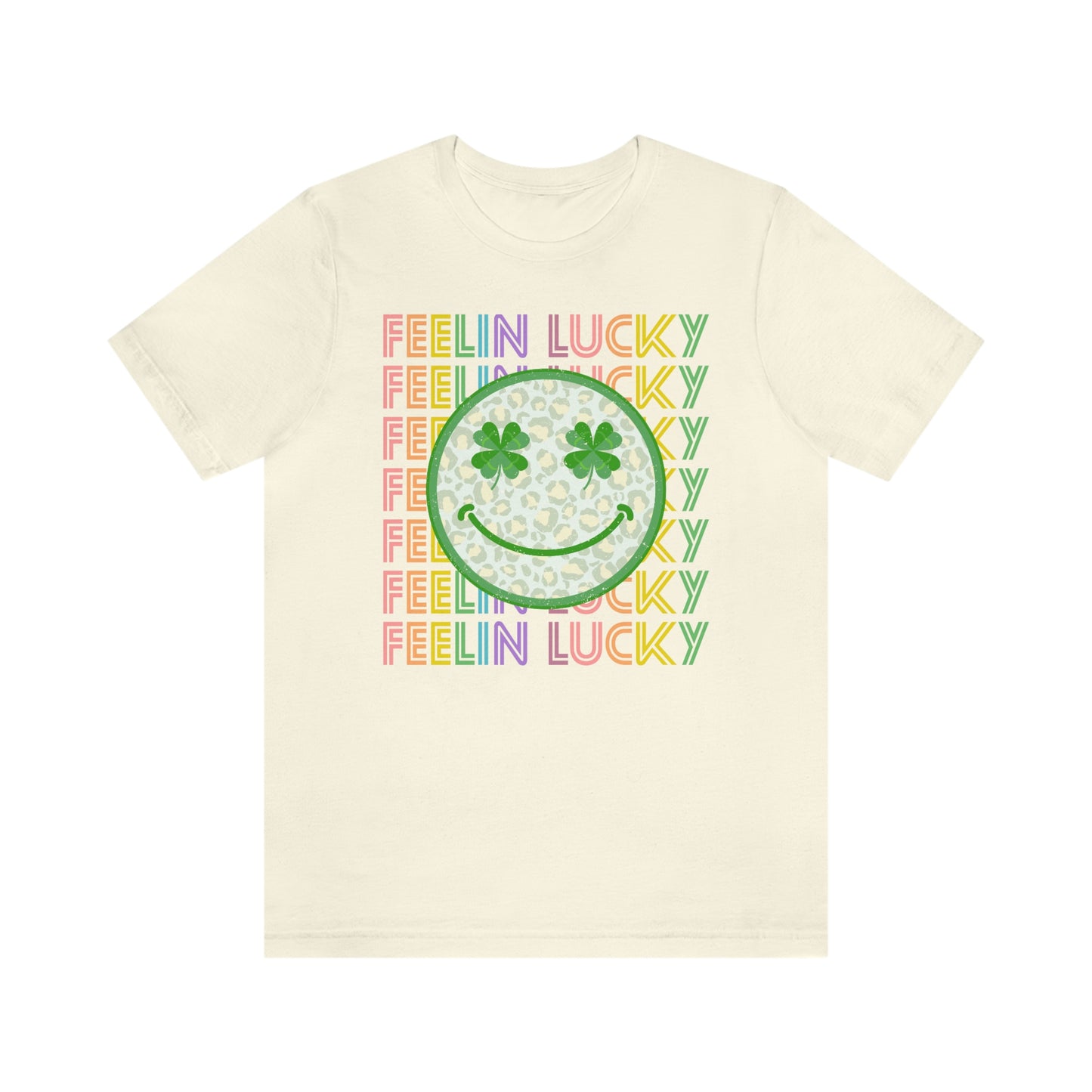 St. Patrick's Day "Feelin Lucky" Unisex Jersey Short Sleeve Tee