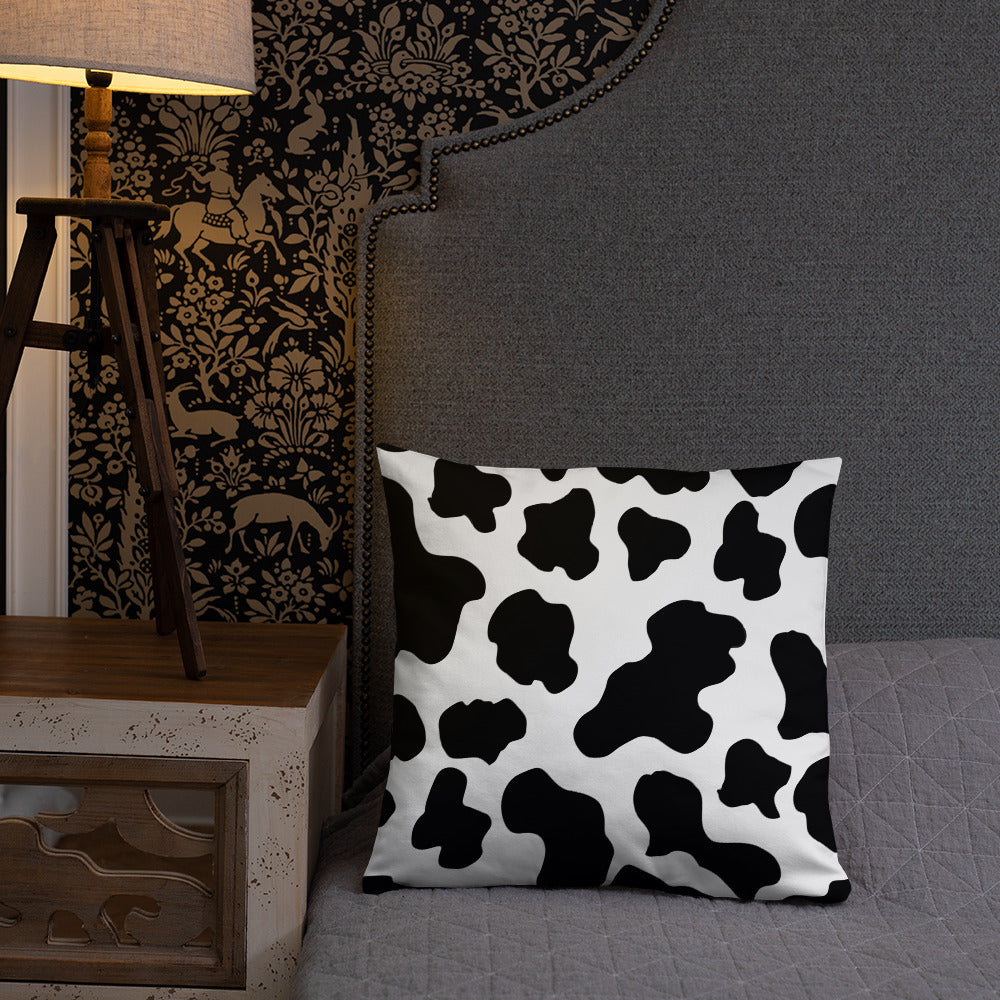 Cow Print Basic Pillow