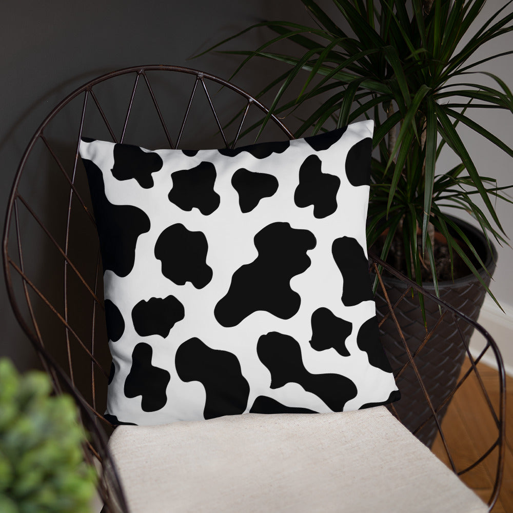Cow Print Basic Pillow