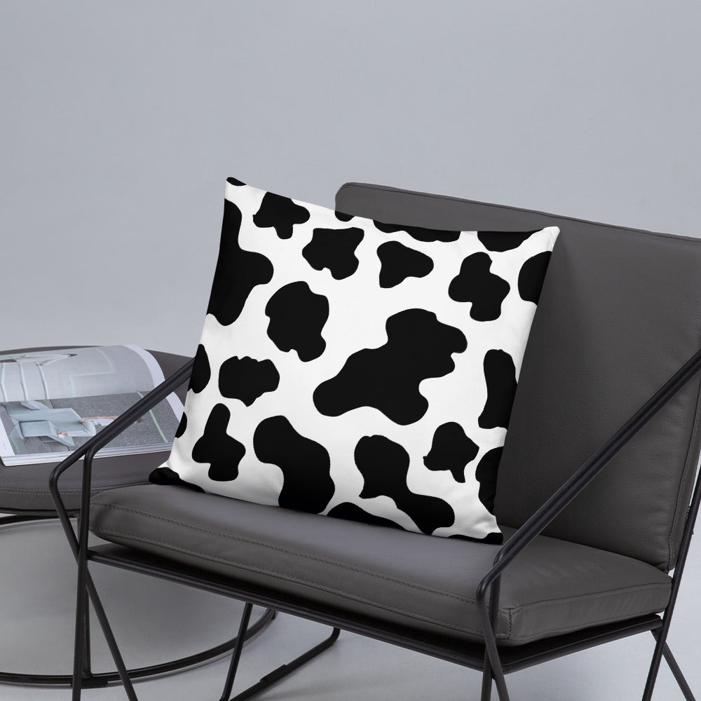 Cow Print Basic Pillow