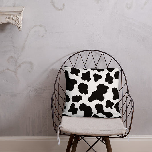 Cow Print Basic Pillow
