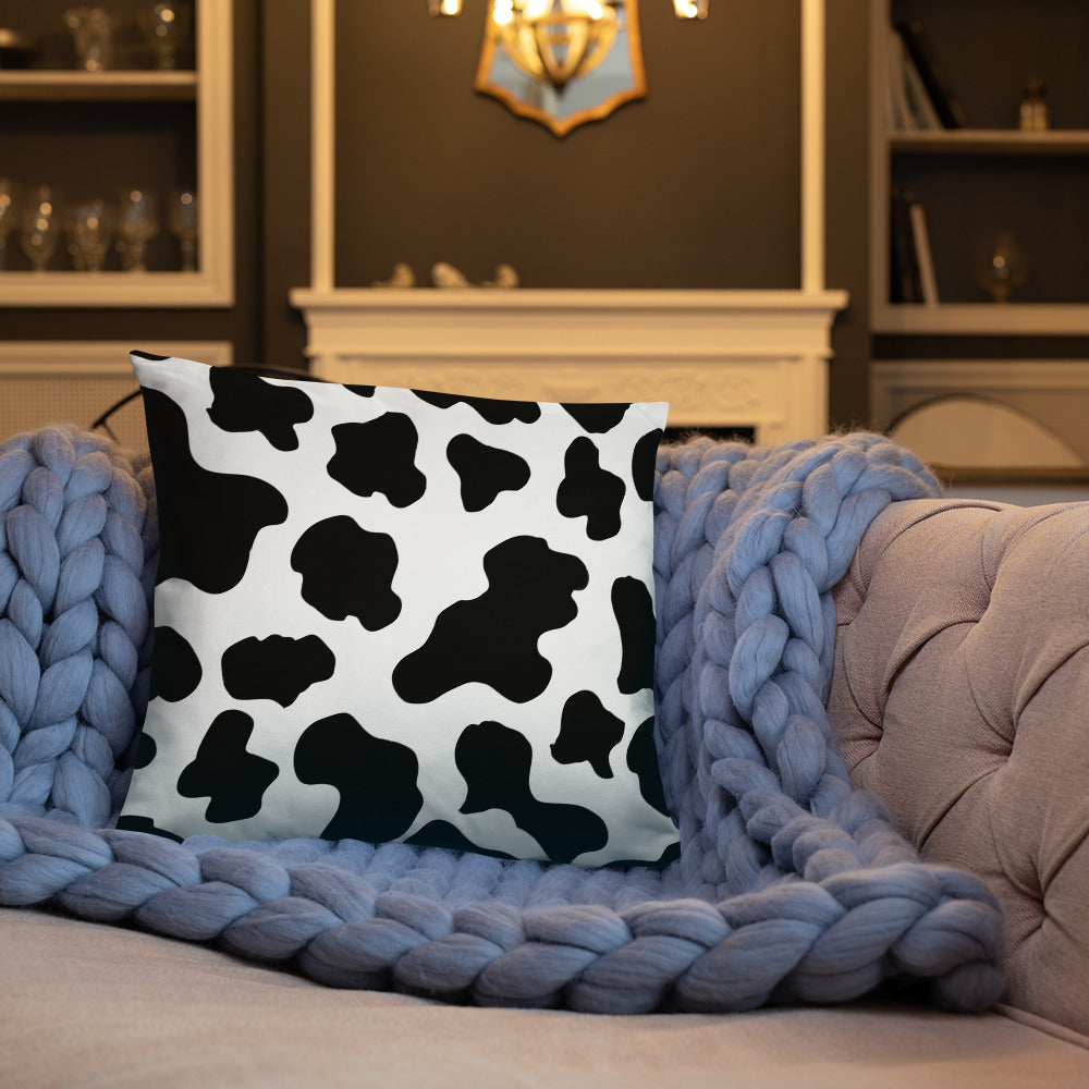 Cow Print Basic Pillow