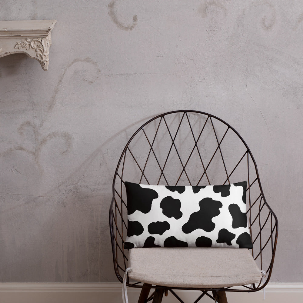 Cow Print Basic Pillow