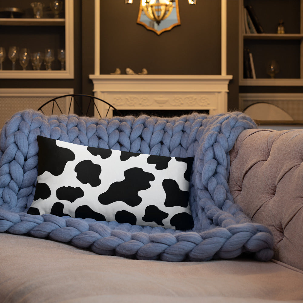 Cow Print Basic Pillow