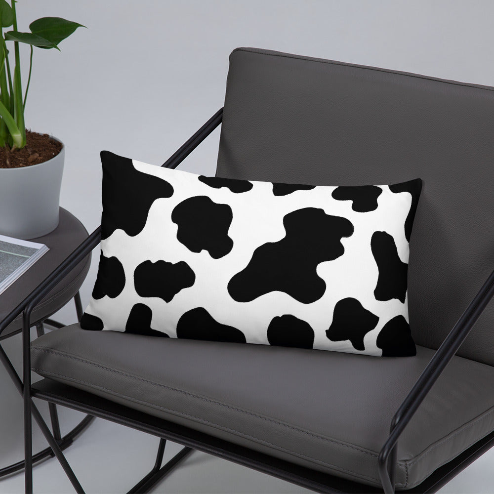 Cow Print Basic Pillow
