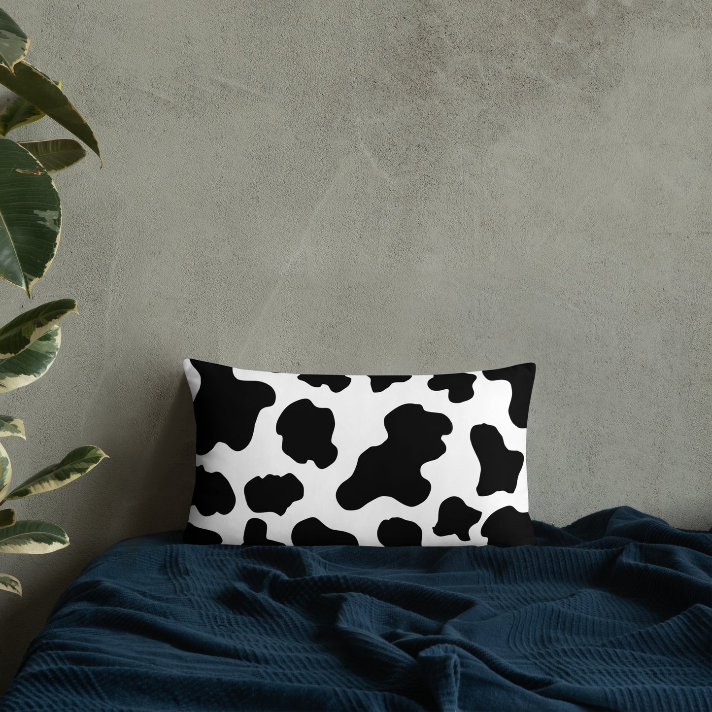 Cow Print Basic Pillow
