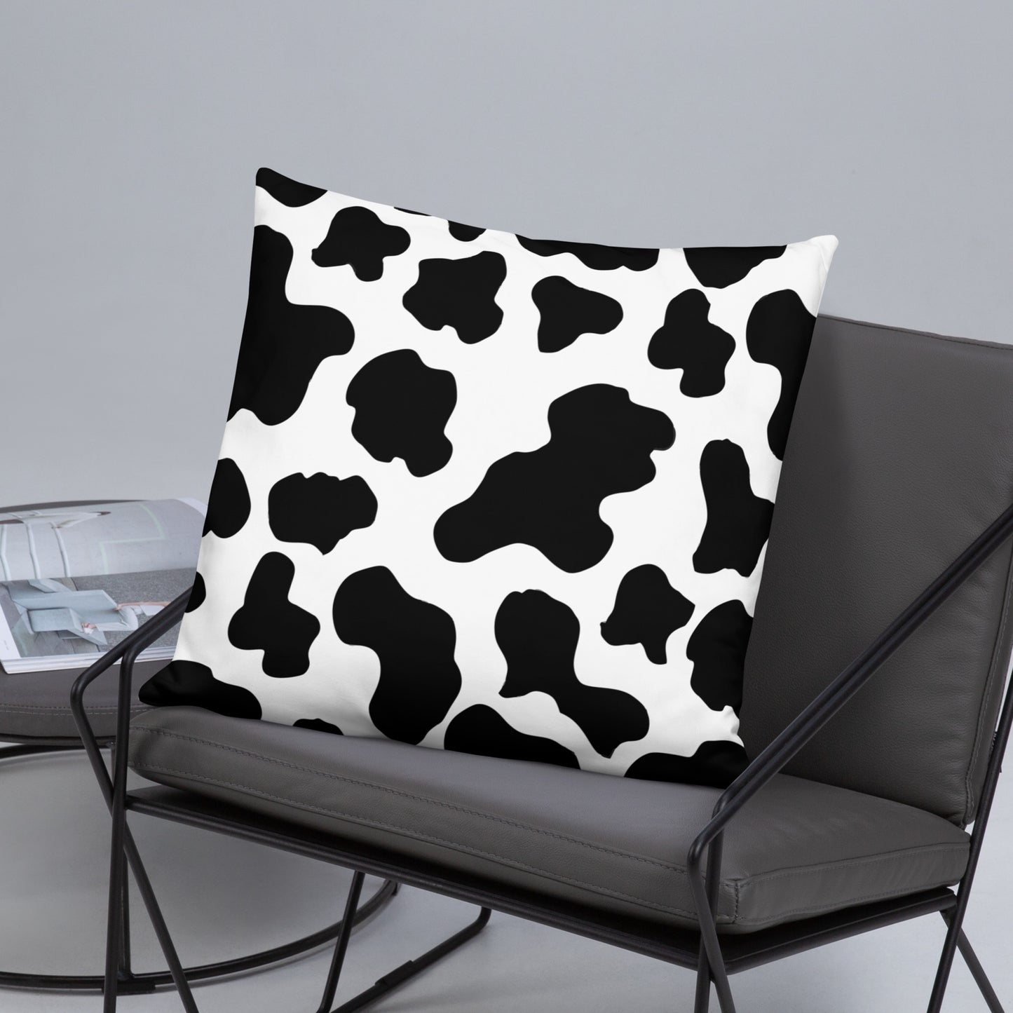 Cow Print Basic Pillow