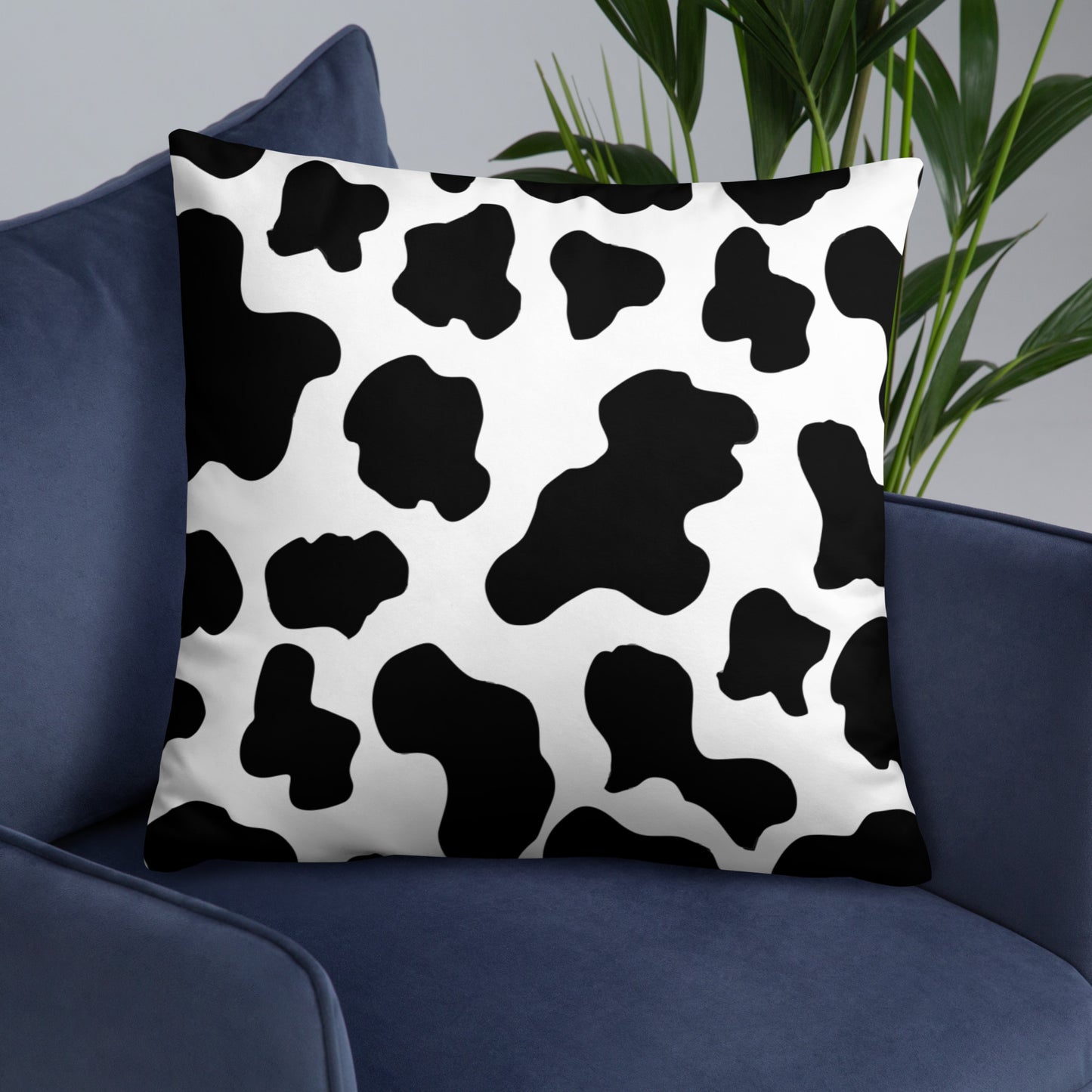 Cow Print Basic Pillow