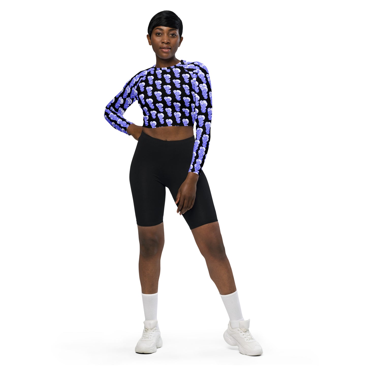 Freeburg Midget long-sleeve crop top