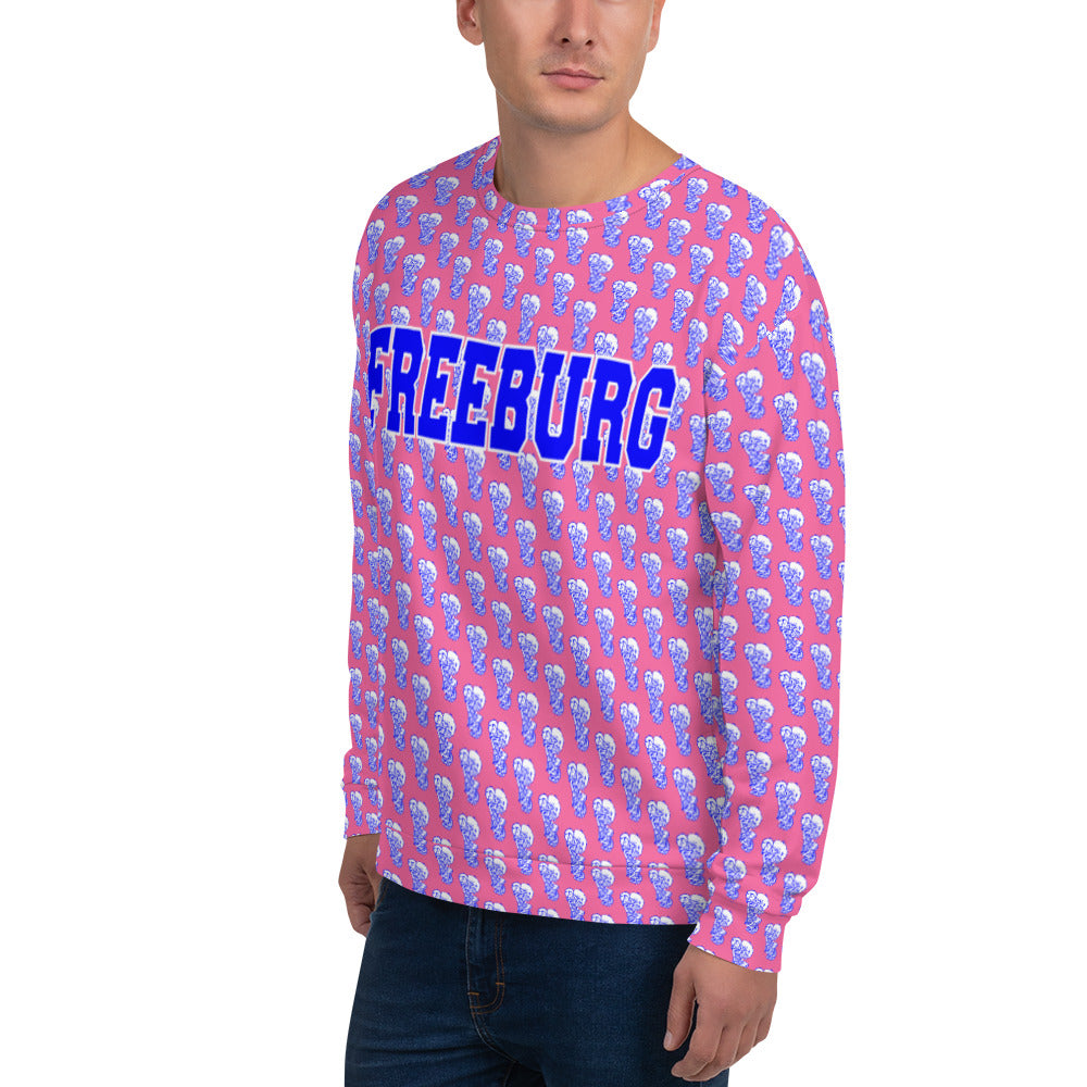 PINK OUT Freeburg Midgets Mascot Vintage Sweatshirt