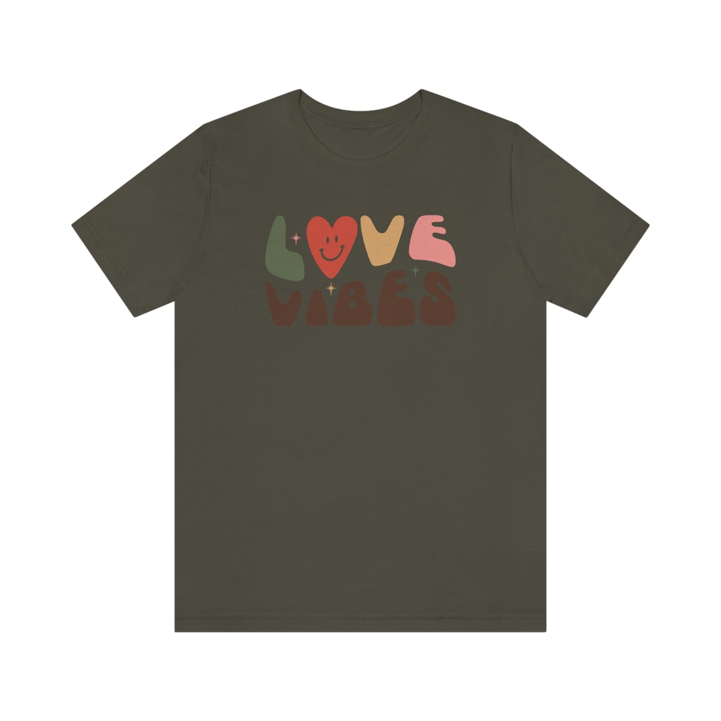 "Love Vibes" Unisex Jersey Short Sleeve Tee