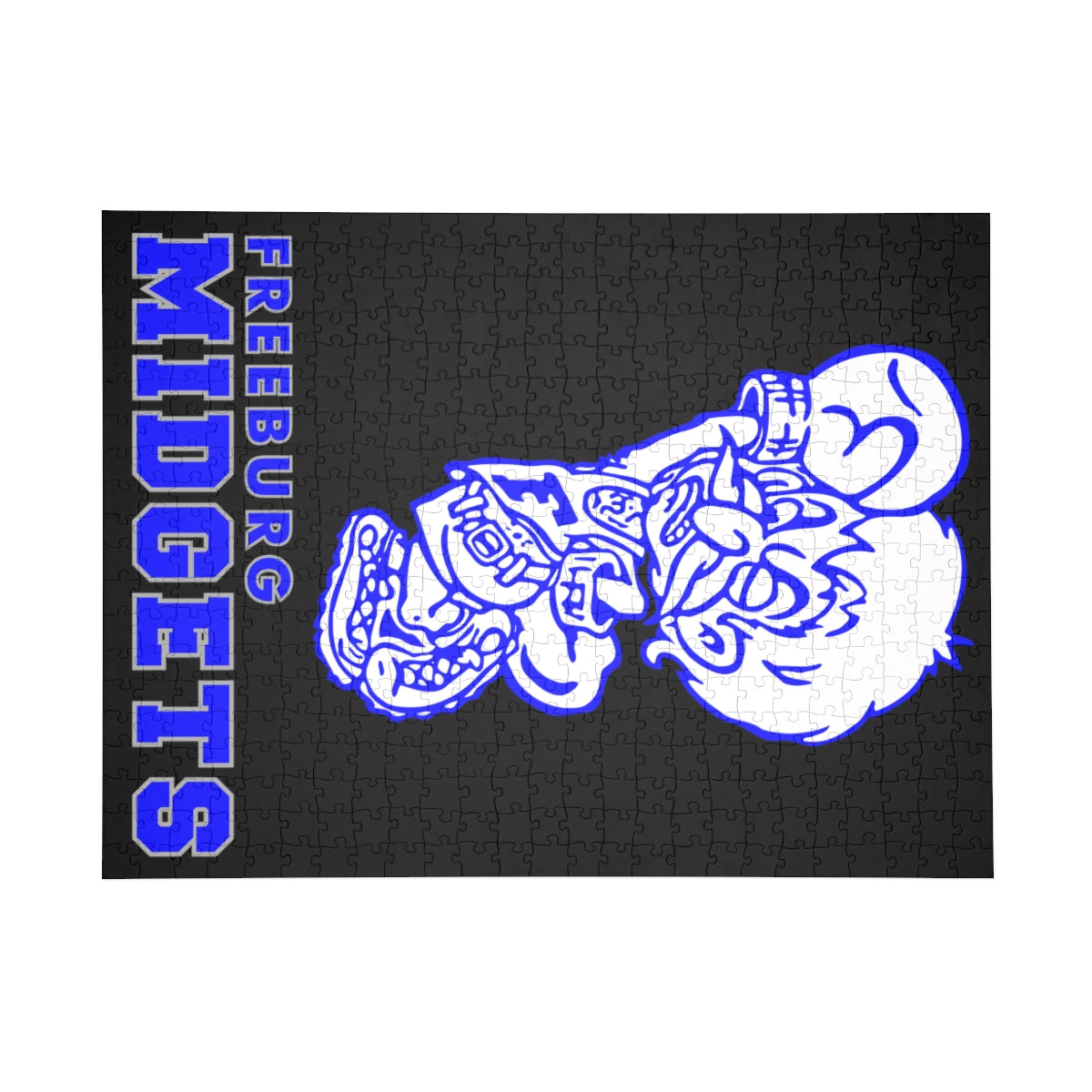 Freeburg Midget Puzzle - Black (96, 252, 500, 1000-Piece)