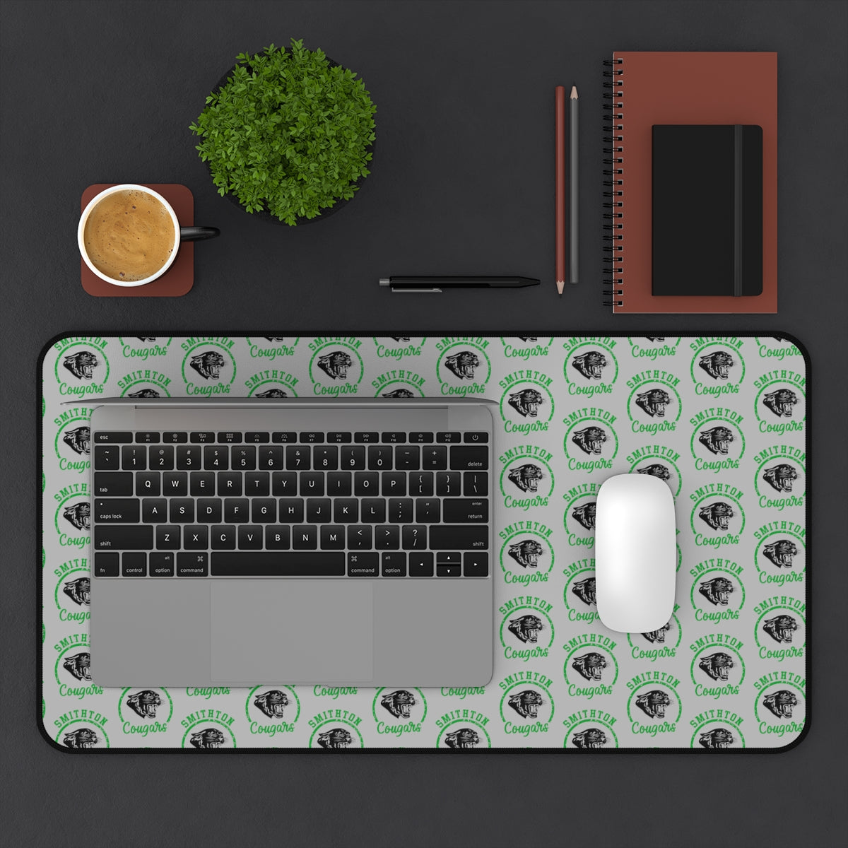Smithton Cougars Pattern Desk Mat