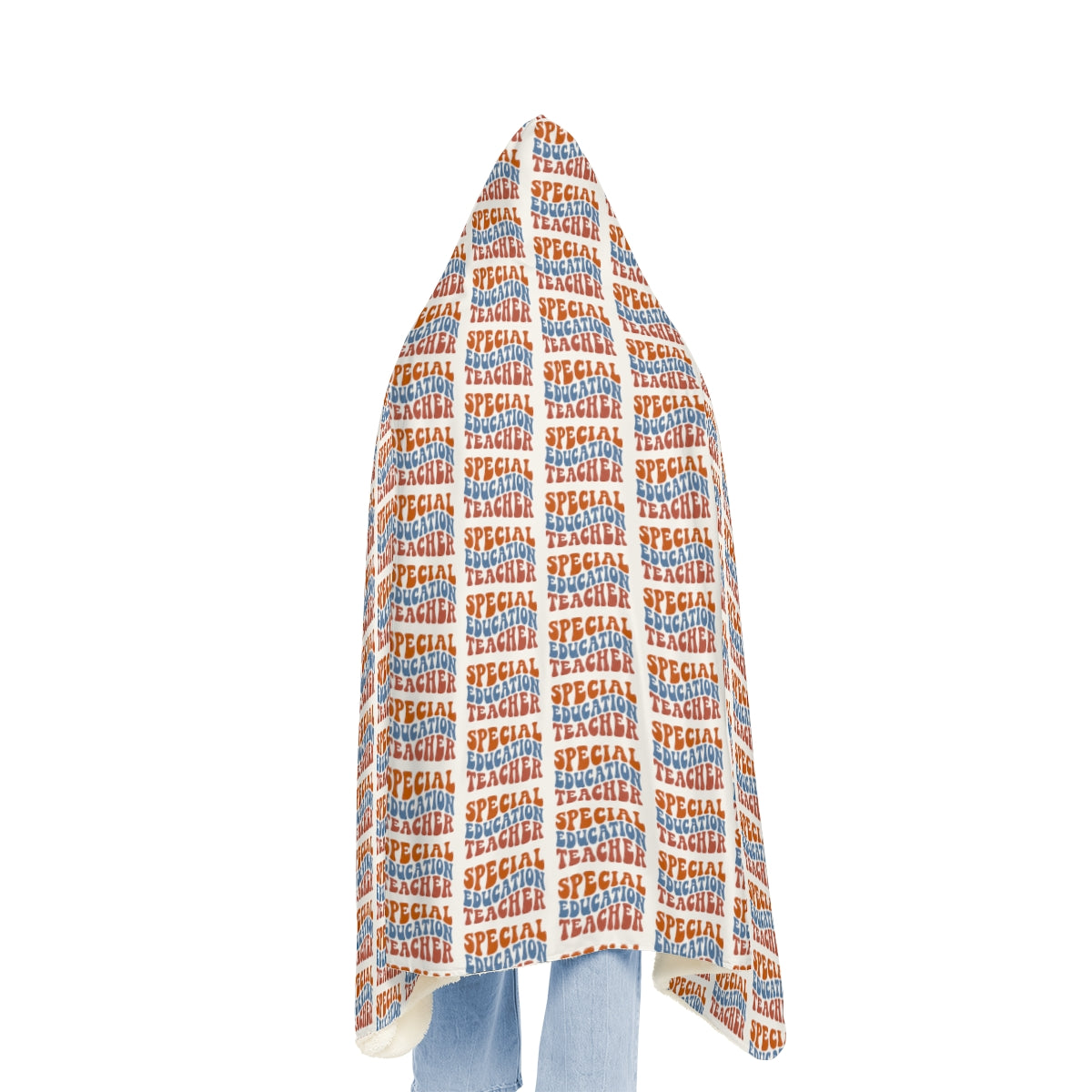 White Special Education Teacher Snuggle Blanket