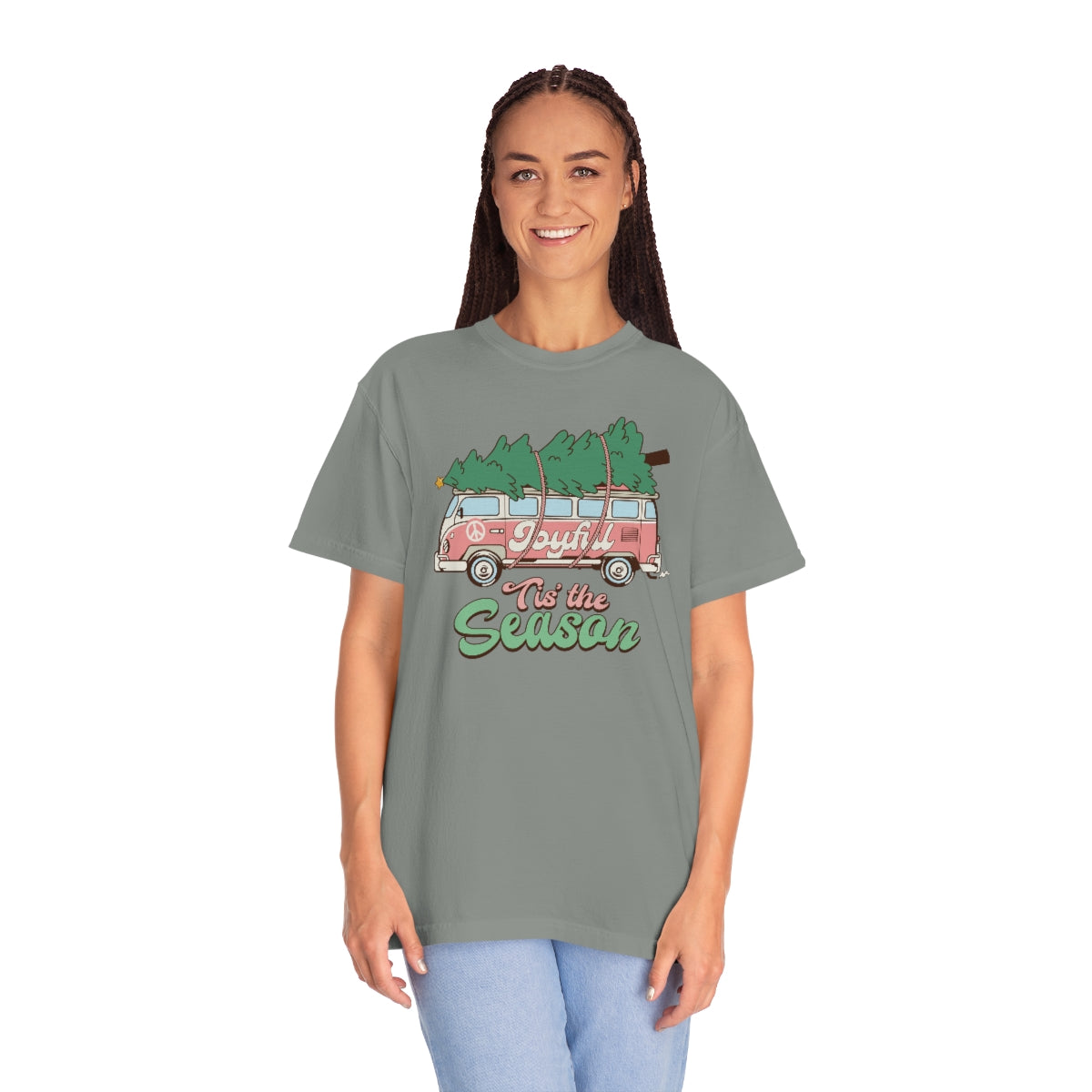 Tis the Season Retro Unisex Garment-Dyed Comfort Colors PREMIUM T-shirt