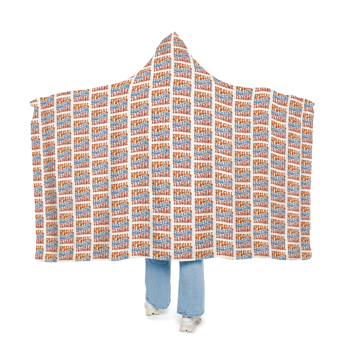 White Special Education Teacher Snuggle Blanket