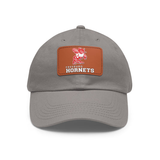 Freeburg Hornet Dad Hat with Leather Patch