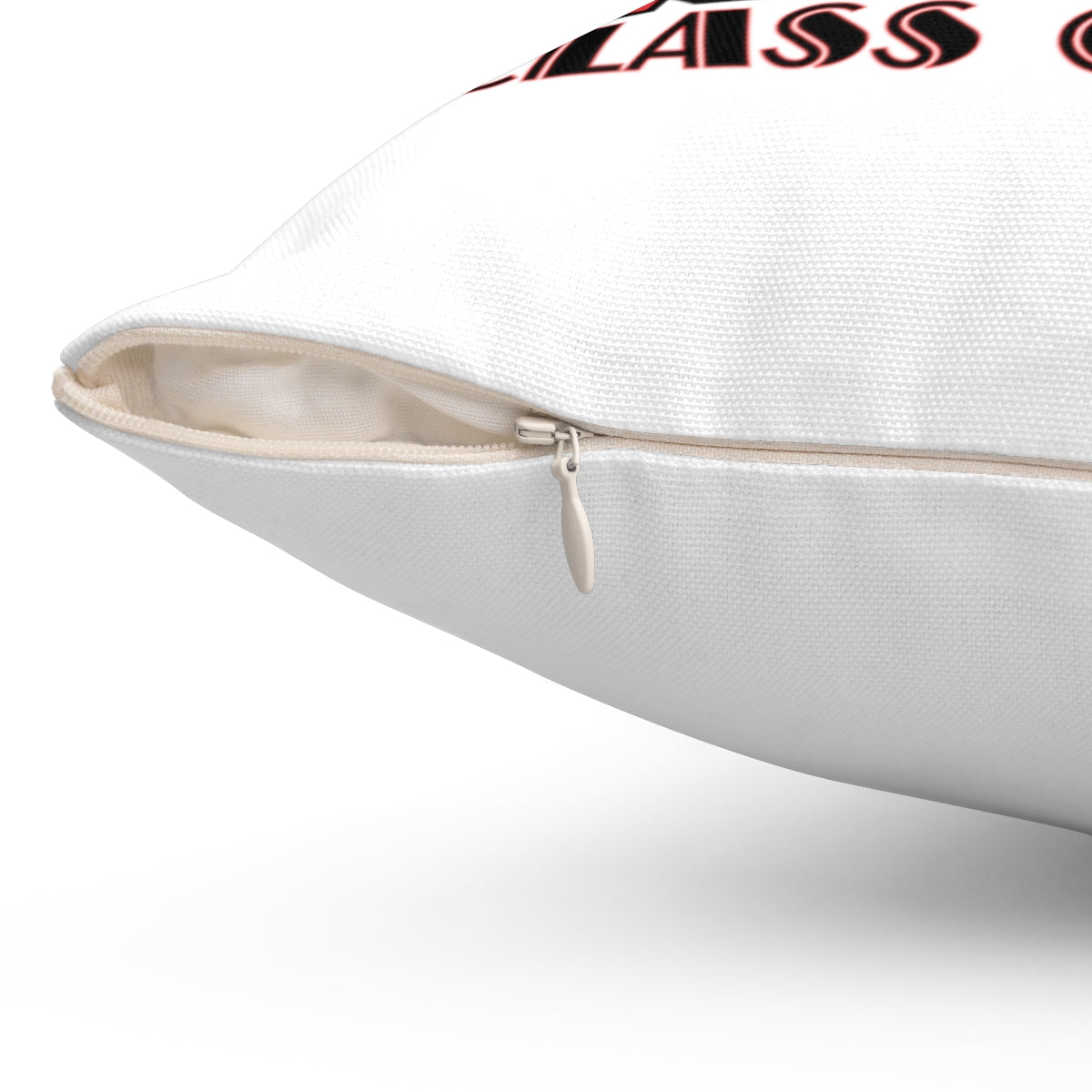 White Freeburg Hornet Class of 2023 Spun Polyester Square Pillow